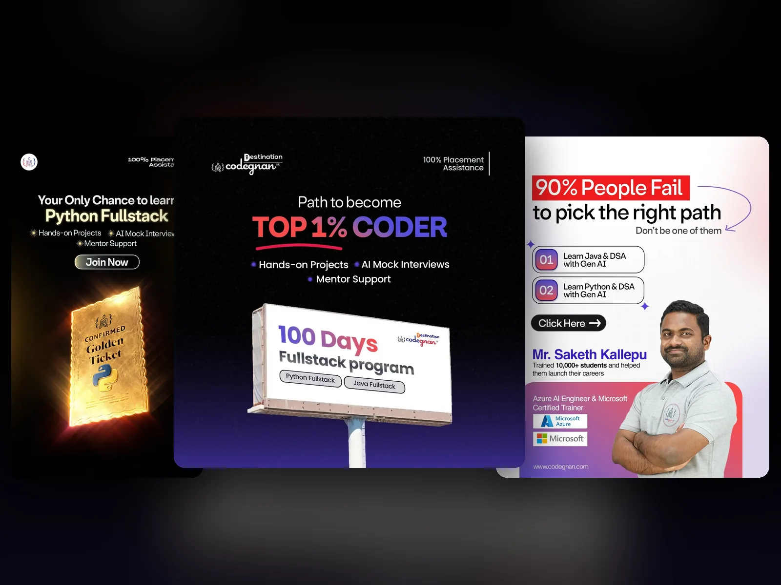Codegnan case study — CODEGNAN · WEB + DASHBOARDS + CAMPAIGNS