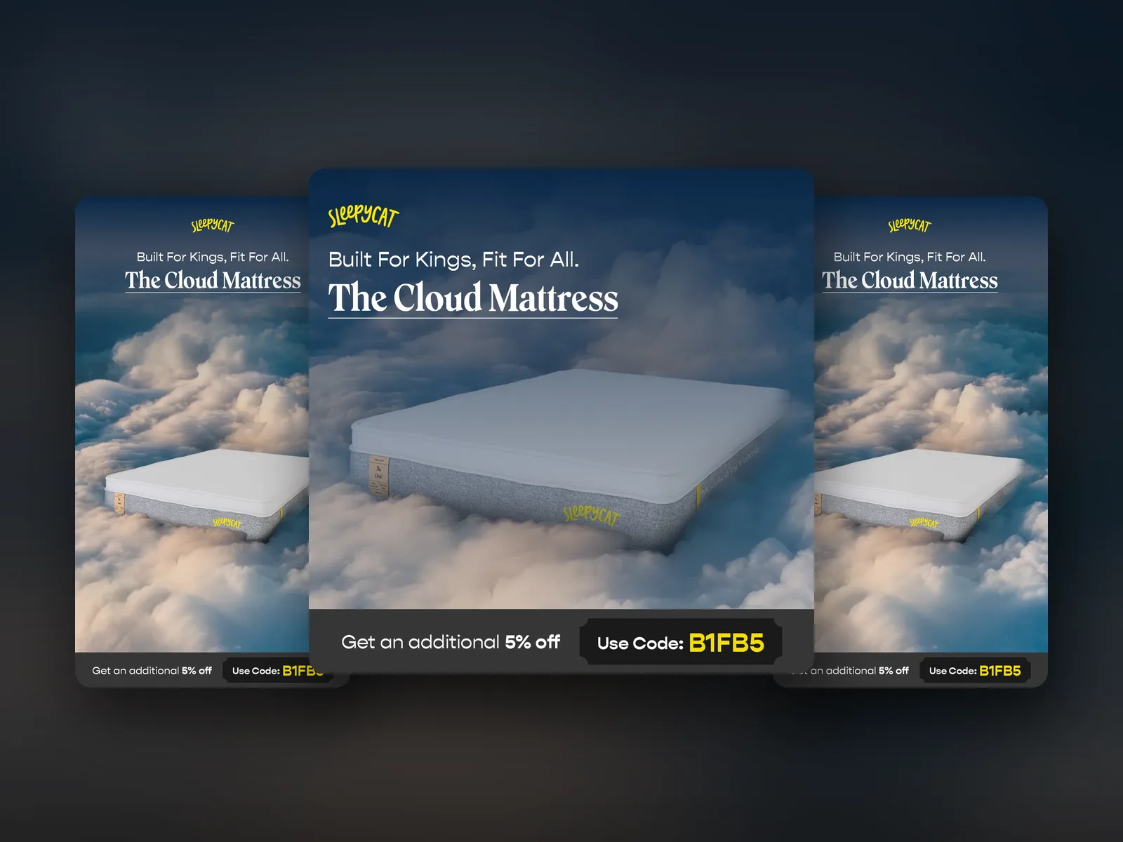 Sleepy Cat case study — SLEEPY CAT · THE CLOUD MATTRESS